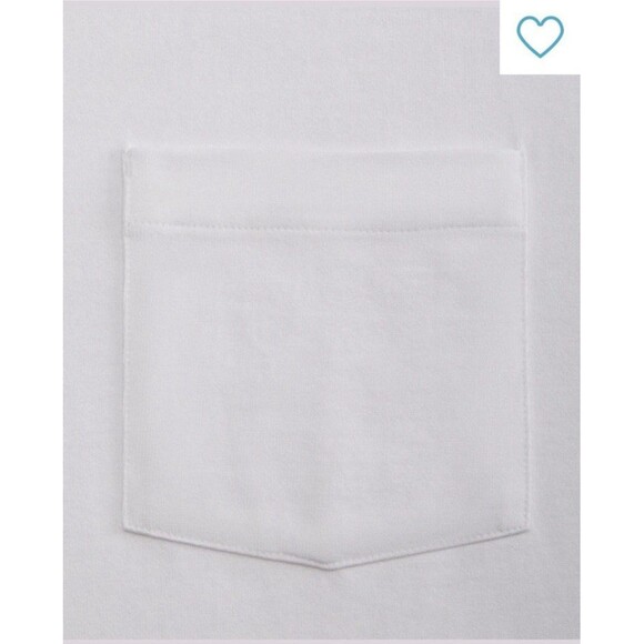 Mode of One Relaxed Fit Pocket T-Shirt Men’s Sm White Baggy Single Stitch Crew - Picture 15 of 16